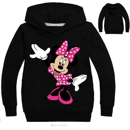 Pack of 2 Mickey Mouse Printed Kids Hoodies for Girls (Print 201)