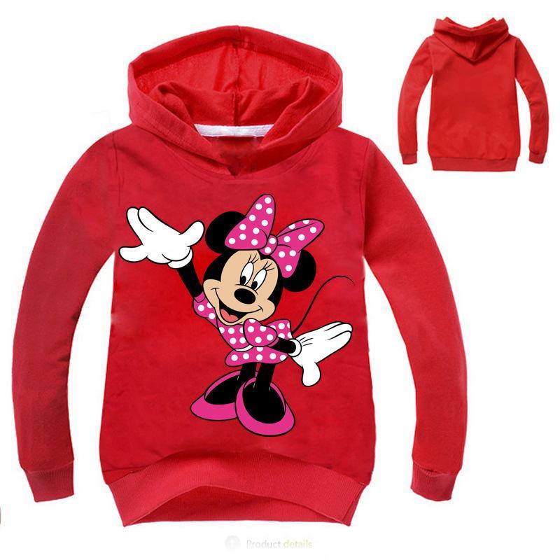 Pack of 2 Mickey Mouse Printed Kids Hoodies for Girls (Print 201)