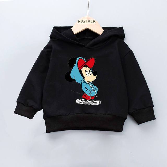 PACK OF 2 MICKEY MOUSE PRINTED KIDS HOODIES FOR BOYS (Print 102)