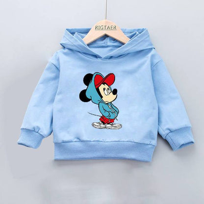 PACK OF 2 MICKEY MOUSE PRINTED KIDS HOODIES FOR BOYS (Print 102)