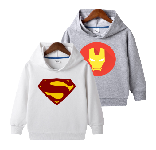 Pack of 2 Kids Printed Hoodies