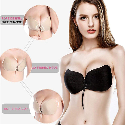 Silicon Strapless Push up Bra