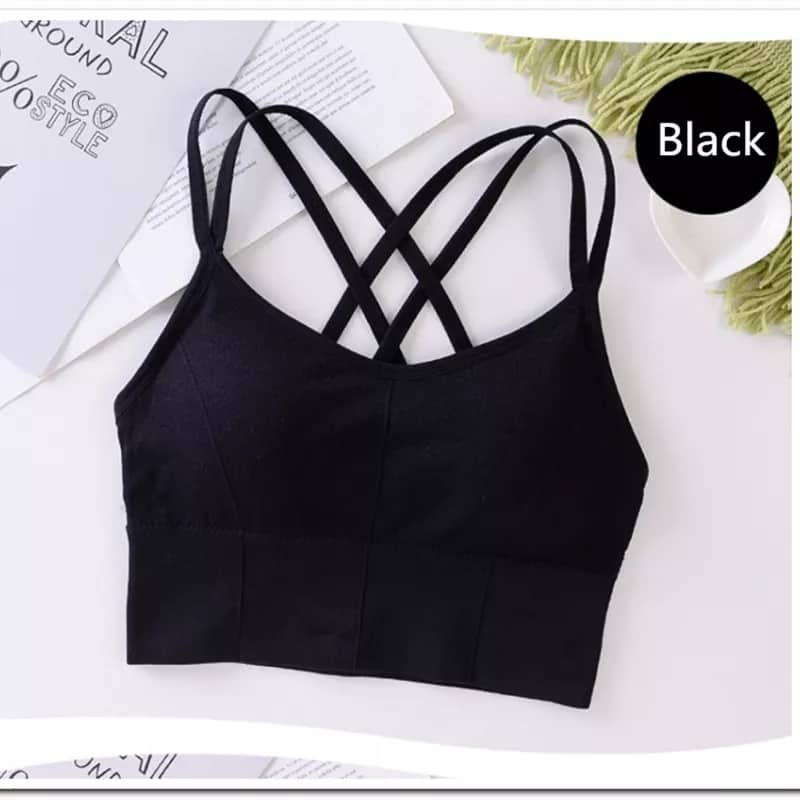 Laced Back Bunch Padded Bra