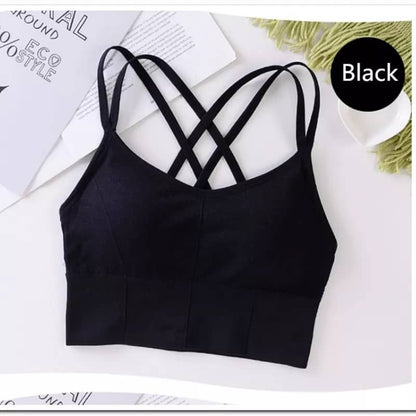 Laced Back Bunch Padded Bra