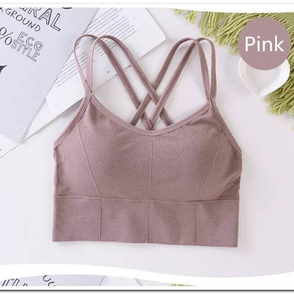 Laced Back Bunch Padded Bra