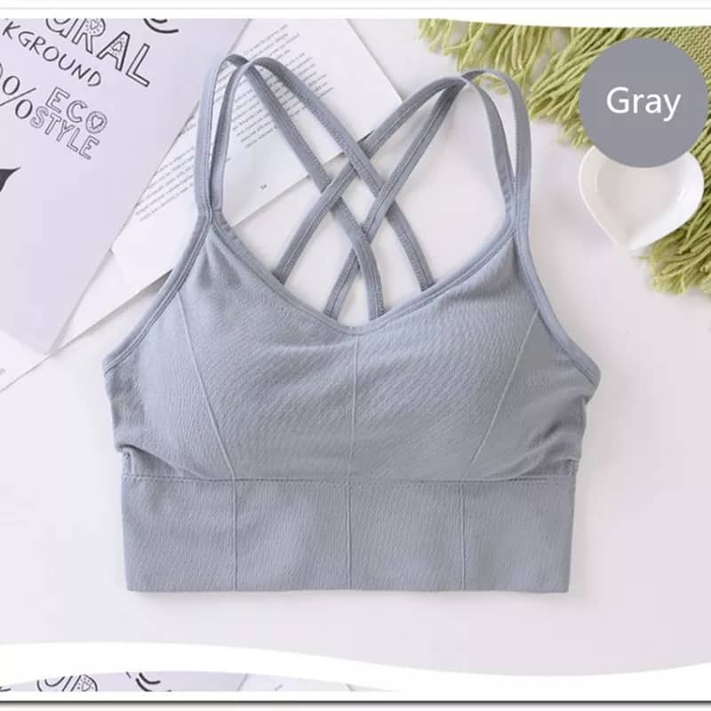 Laced Back Bunch Padded Bra