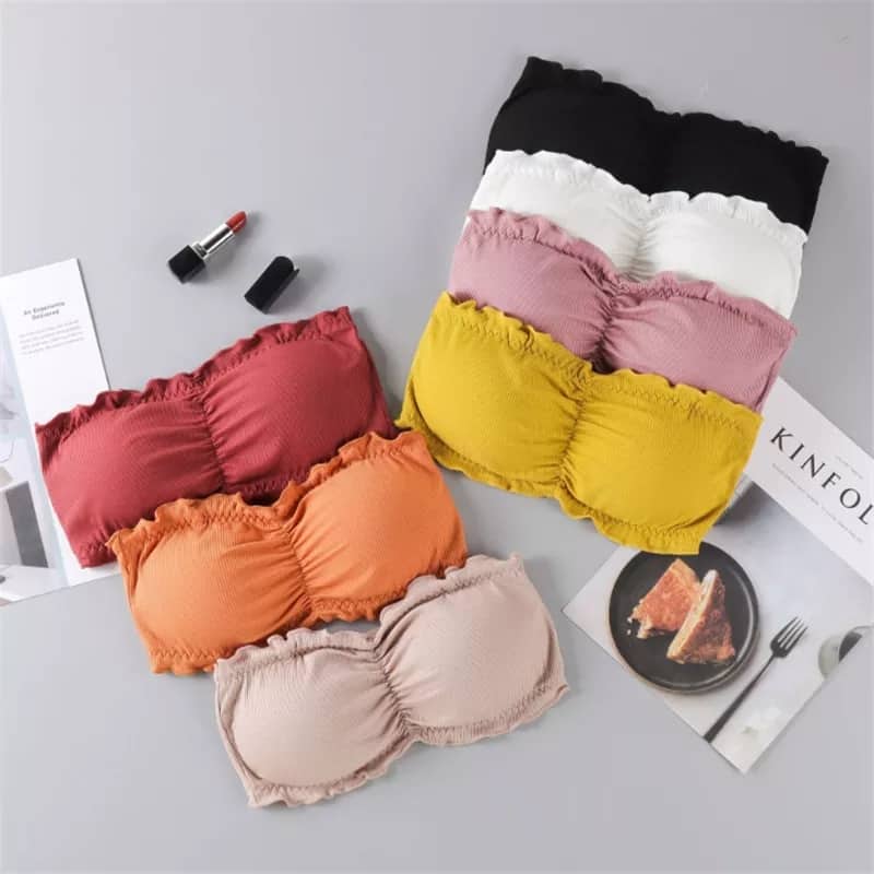 Strapless Padded Bra with Hooks (Product Code: 820)