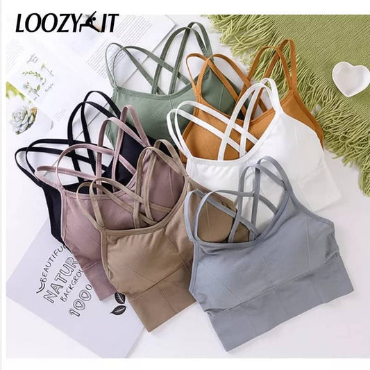 Laced Back Bunch Padded Bra