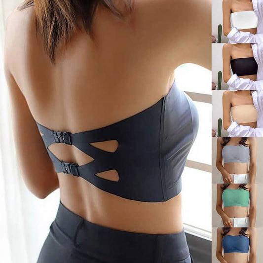 Strapless Padded Seamless Bra with Hooks (Product Code: 101)