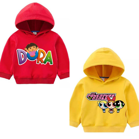 Pack of 2 Kids Printed Hoodies