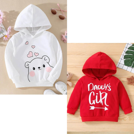 Pack of 2 Kids Printed Hoodies
