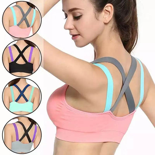 Cross Strap High Quality Sports Bra (Art-2082)