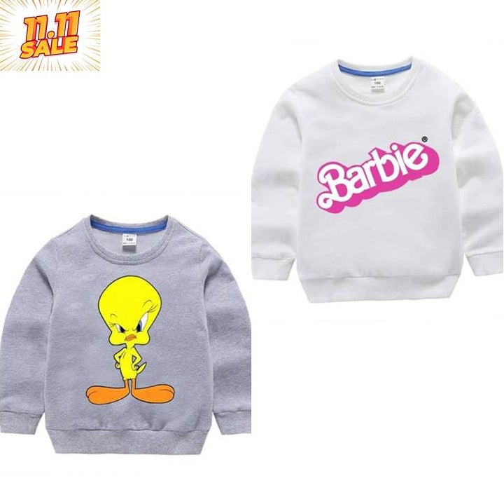 Pack of 2 Printed Sweat Shirts for Kids