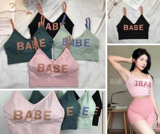 BABE Printed Sports Bra