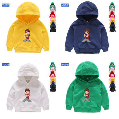 PACK OF 2 PRINTED HOODED SWEAT SHIRTS FOR BOYS