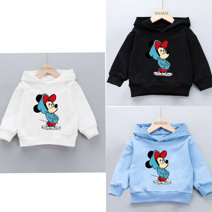 PACK OF 2 MICKEY MOUSE PRINTED KIDS HOODIES FOR BOYS (Print 102)