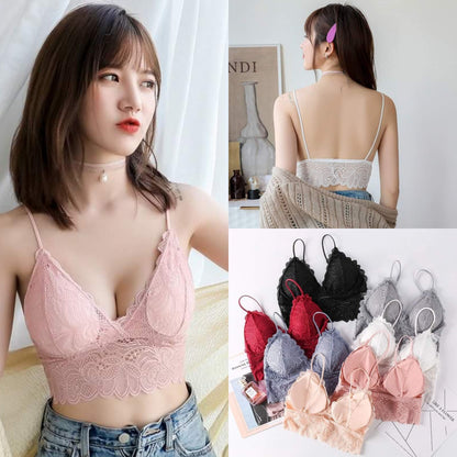 Fancy Lace Net Padded Bra (ART-622)