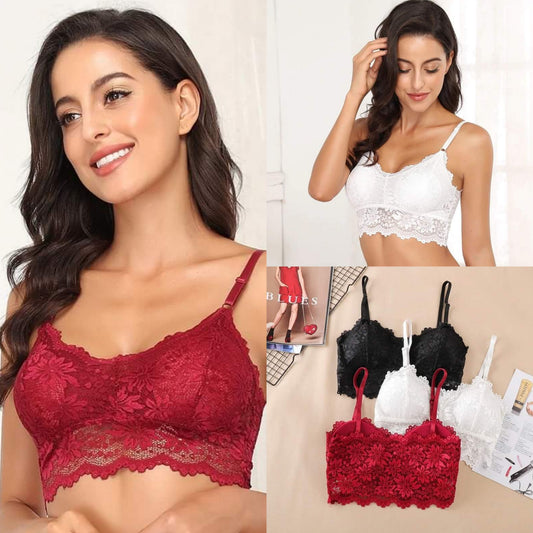 Fancy Lace Net Padded Bra (ART-623)
