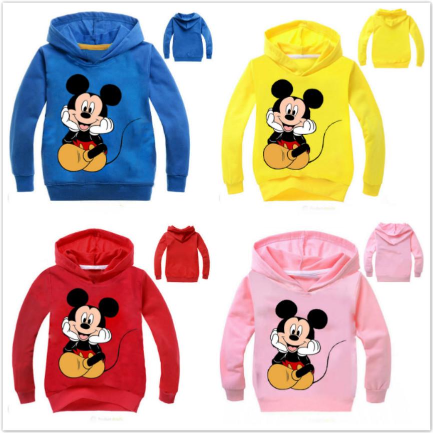 PACK OF 2 MICKEY MOUSE PRINTED KIDS HOODIES FOR BOYS (Print 101)