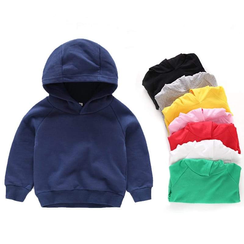 Pack of 3 Plain Kids Hoodies