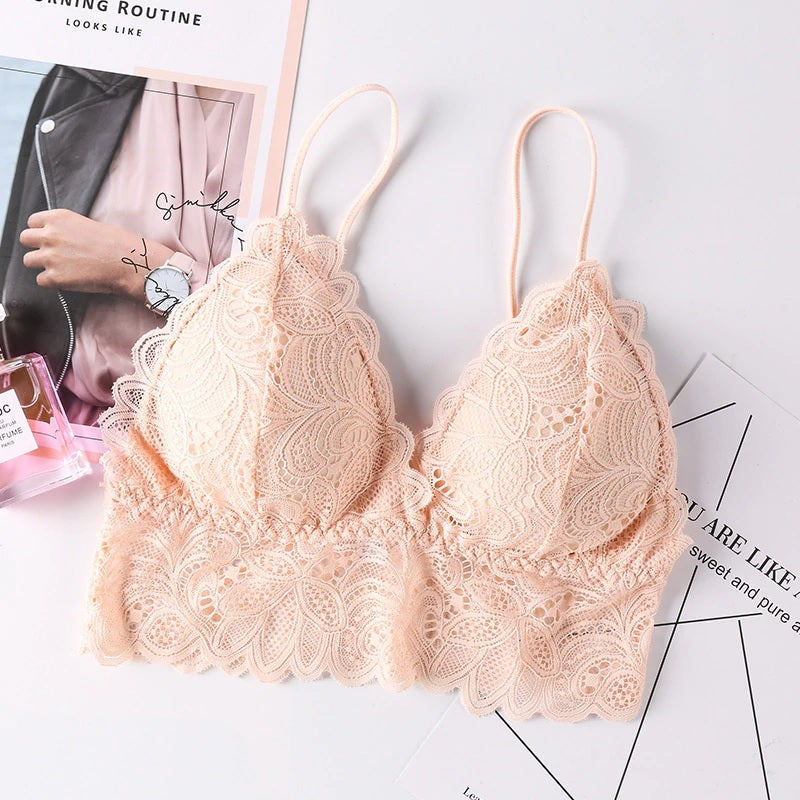 Fancy Lace Net Padded Bra (ART-622)