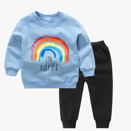Blue Rainbow Track suit Kids
