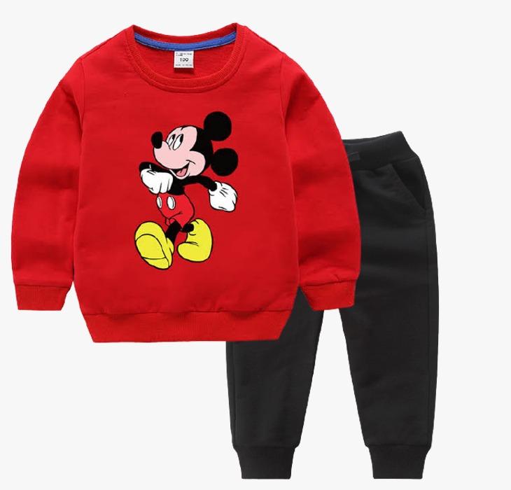 RED Mickey Cartoon Track suit Kids
