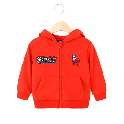 Pack of 2 Kids Printed Zipper Hoodies